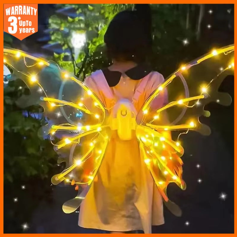 Halloween Electric Butterfly Wings Costume Magic Led ~ Cosplay Dress Up Suitable for 80cm~180cm